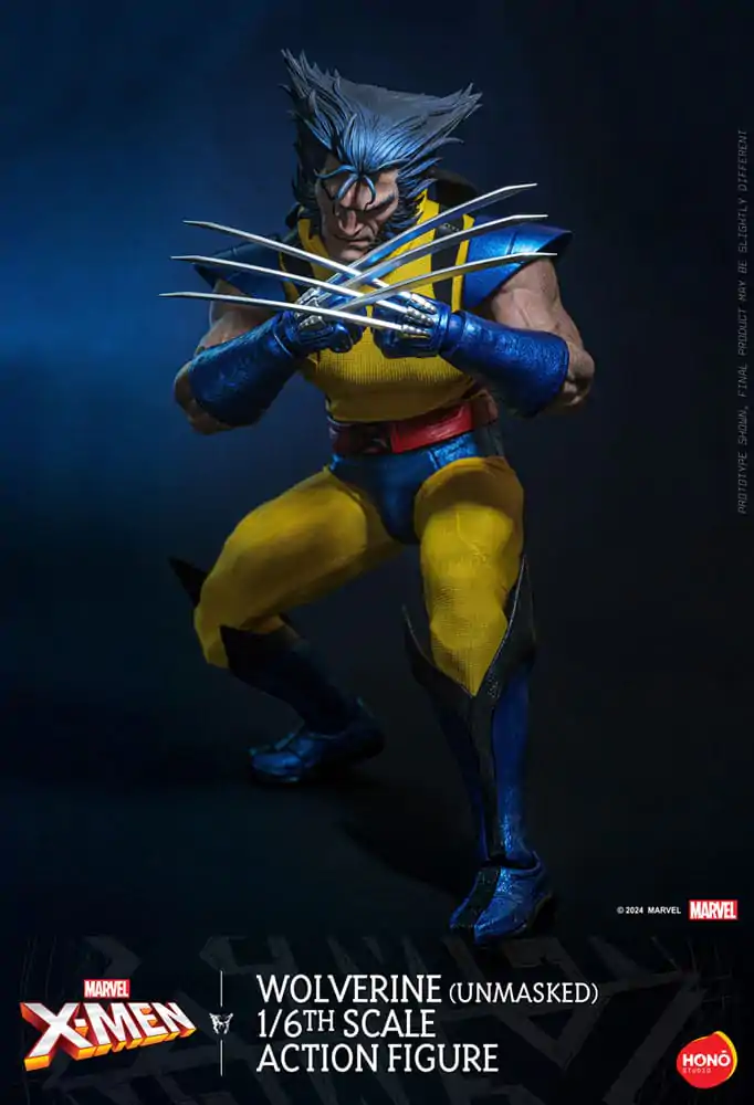 Marvel X-Men Action Figure 1/6 Wolverine (Unmasked) 28 cm product photo