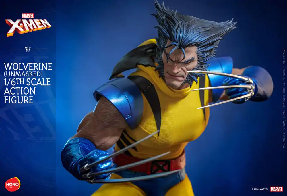 Marvel X-Men Action Figure 1/6 Wolverine (Unmasked) 28 cm product photo