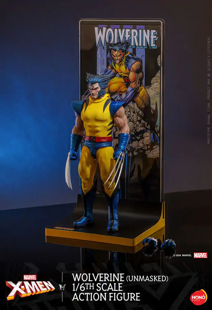 Marvel X-Men Action Figure 1/6 Wolverine (Unmasked) 28 cm product photo