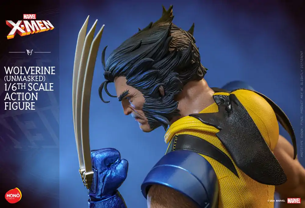 Marvel X-Men Action Figure 1/6 Wolverine (Unmasked) 28 cm product photo