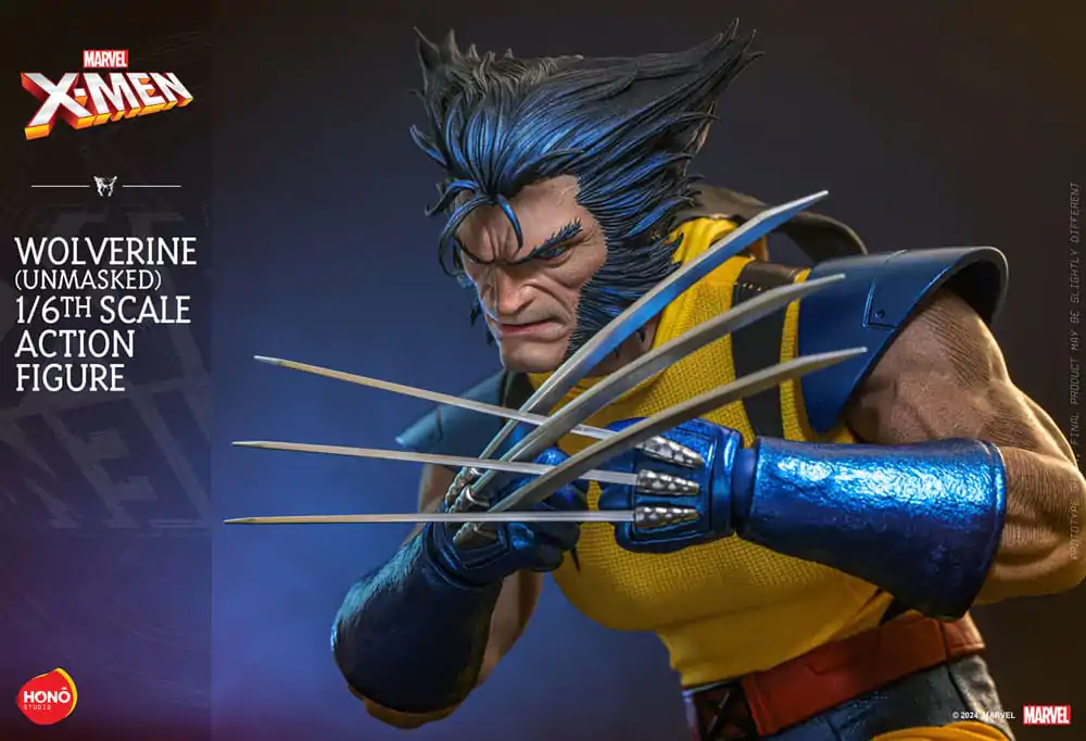 Marvel X-Men Action Figure 1/6 Wolverine (Unmasked) 28 cm termékfotó