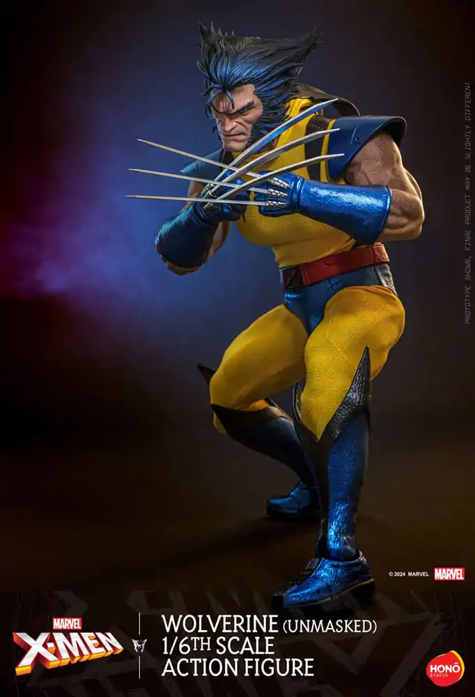 Marvel X-Men Action Figure 1/6 Wolverine (Unmasked) 28 cm product photo