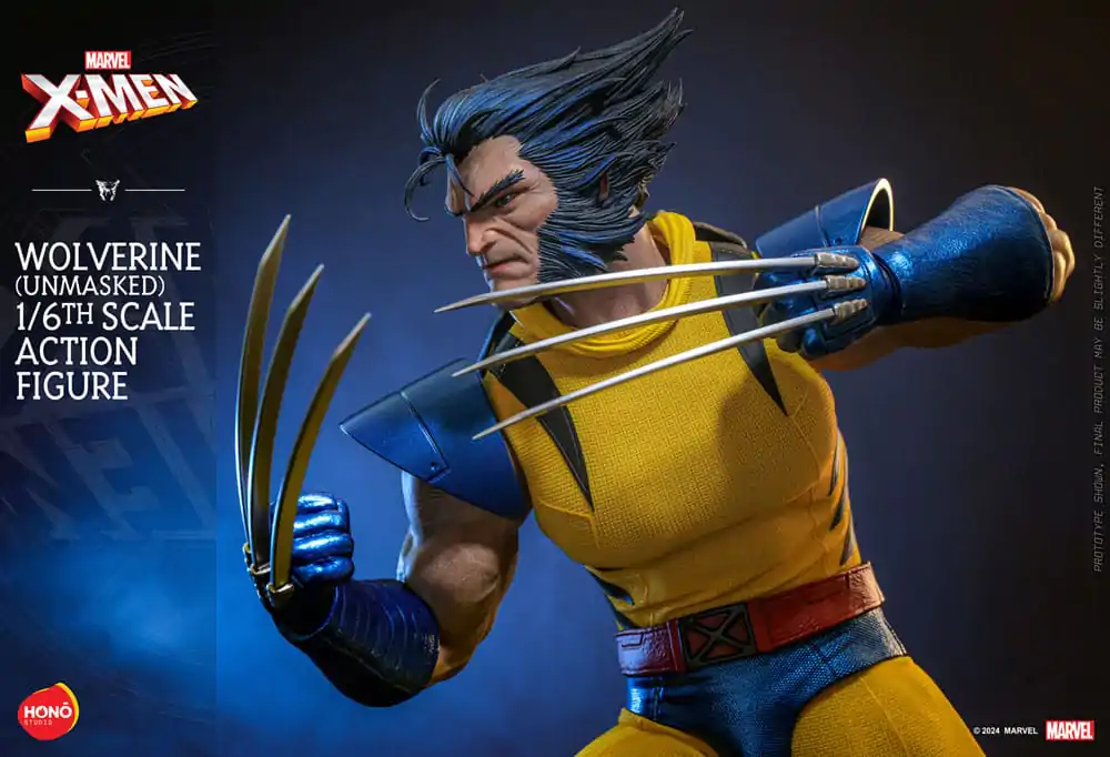 Marvel X-Men Action Figure 1/6 Wolverine (Unmasked) 28 cm product photo