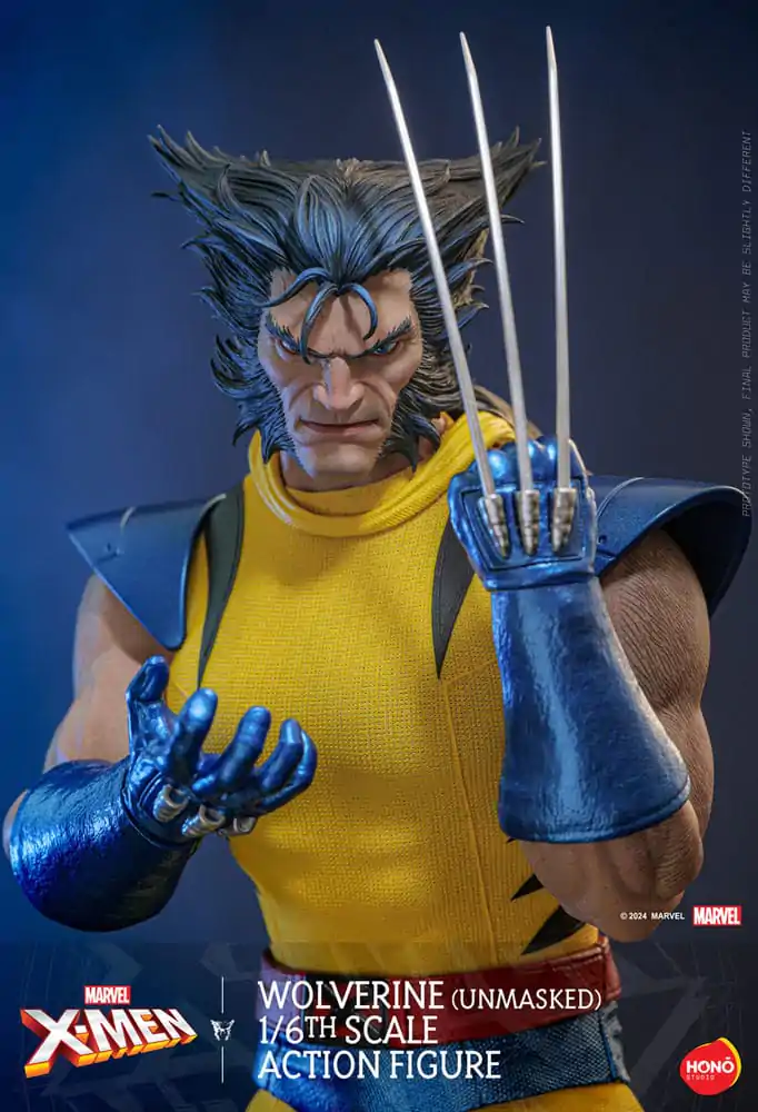 Marvel X-Men Action Figure 1/6 Wolverine (Unmasked) 28 cm product photo