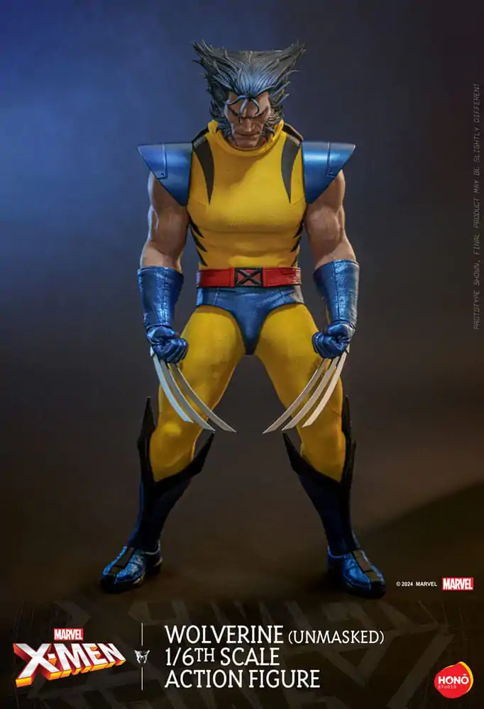 Marvel X-Men Action Figure 1/6 Wolverine (Unmasked) 28 cm product photo