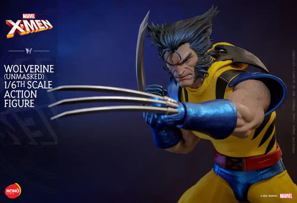 Marvel X-Men Action Figure 1/6 Wolverine (Unmasked) 28 cm product photo