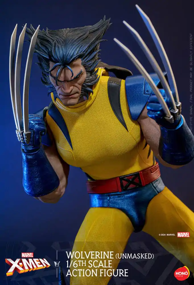 Marvel X-Men Action Figure 1/6 Wolverine (Unmasked) 28 cm product photo