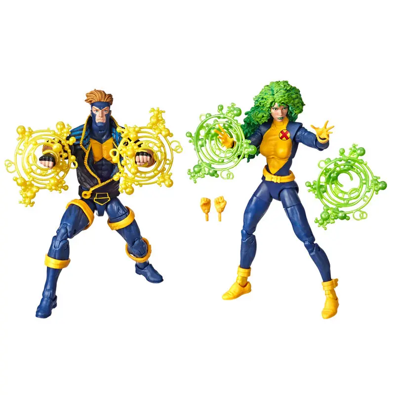 Marvel X-Men Havok & Polaris set 2 figures 15cm product photo