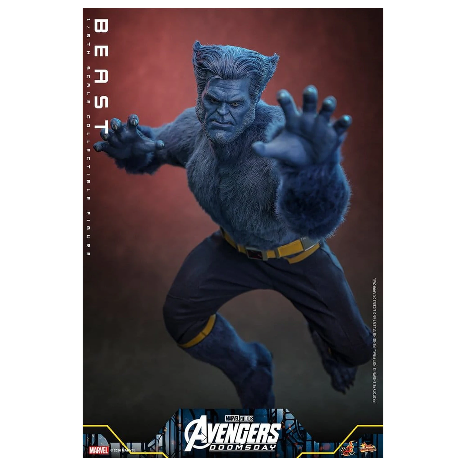Marvel X-Men Movie Masterpiece Action Figure 1/6 Beast (Collector Edition) 33 cm product photo