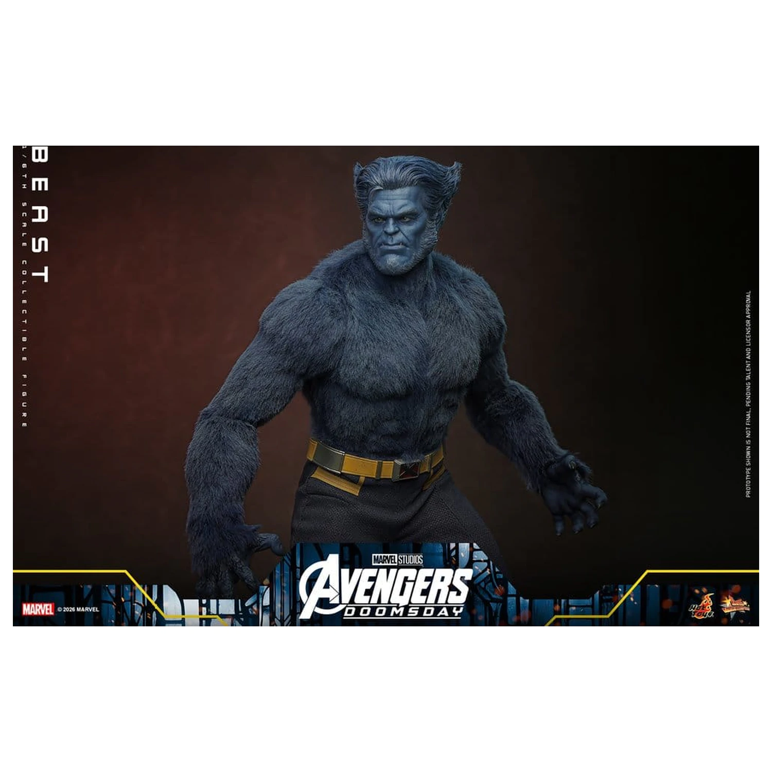 Marvel X-Men Movie Masterpiece Action Figure 1/6 Beast (Collector Edition) 33 cm product photo