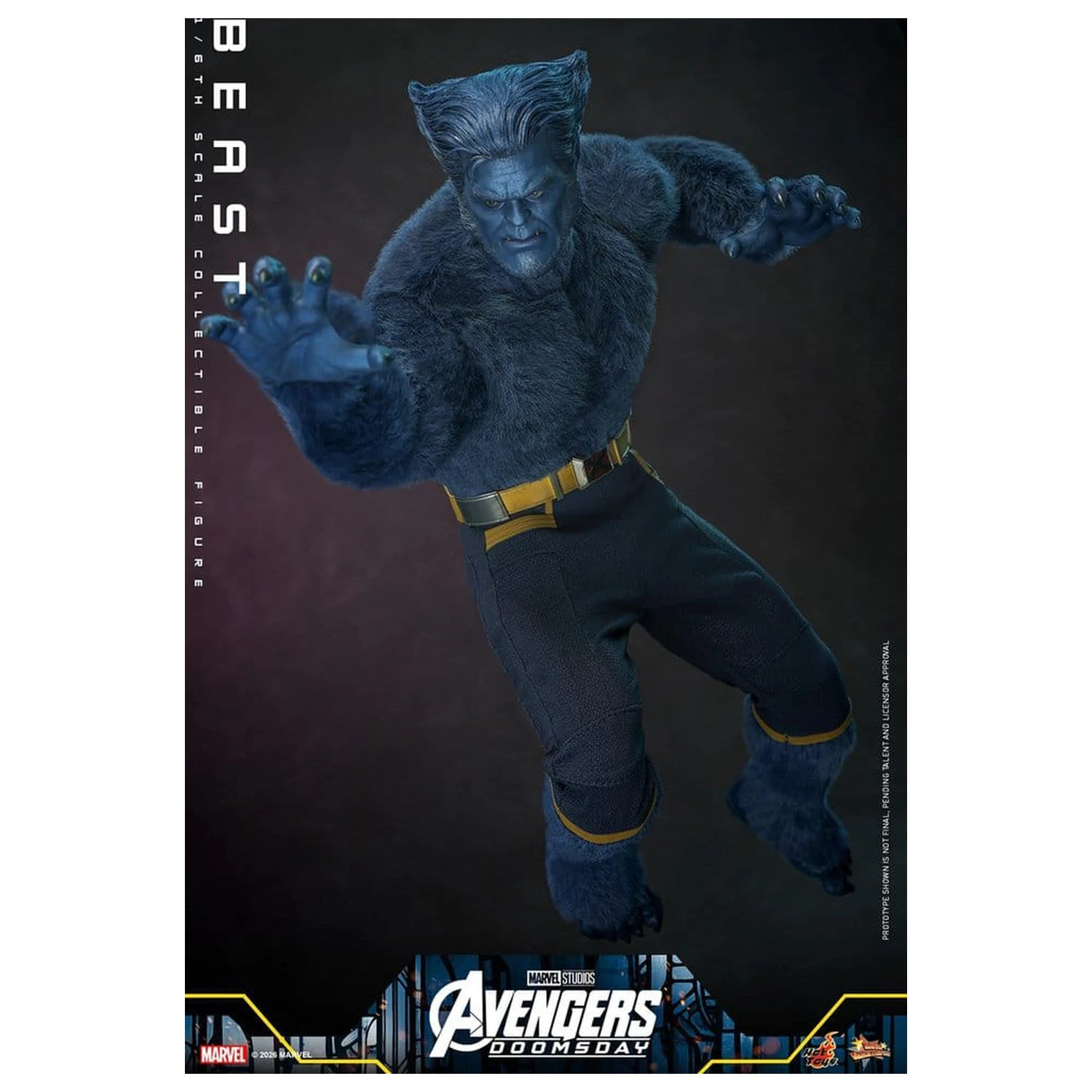 Marvel X-Men Movie Masterpiece Action Figure 1/6 Beast (Collector Edition) 33 cm product photo