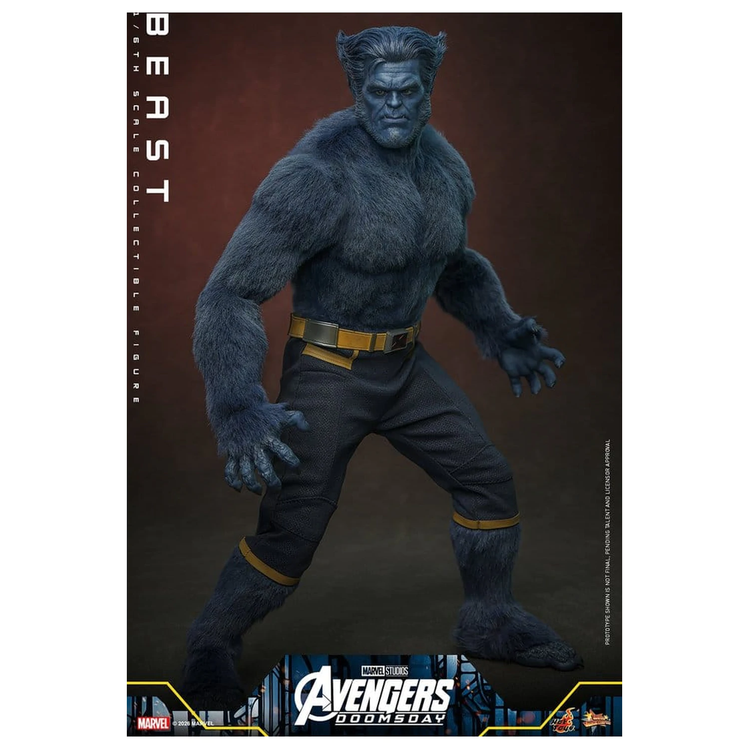 Marvel X-Men Movie Masterpiece Action Figure 1/6 Beast (Collector Edition) 33 cm product photo