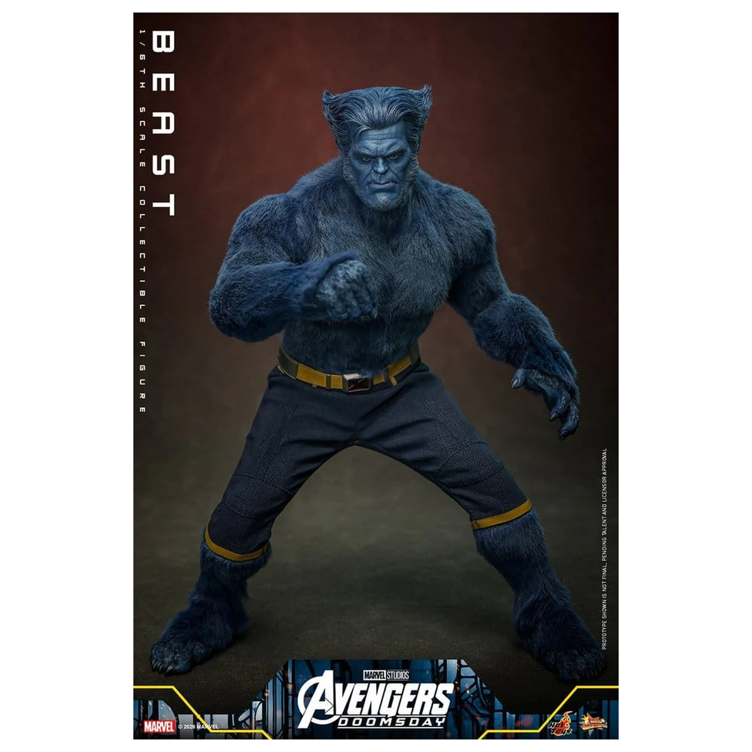 Marvel X-Men Movie Masterpiece Action Figure 1/6 Beast (Collector Edition) 33 cm product photo