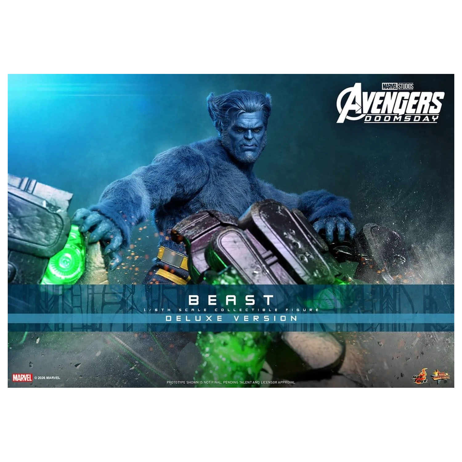 Marvel X-Men Movie Masterpiece Action Figure 1/6 Beast (Deluxe Version) 33 cm product photo