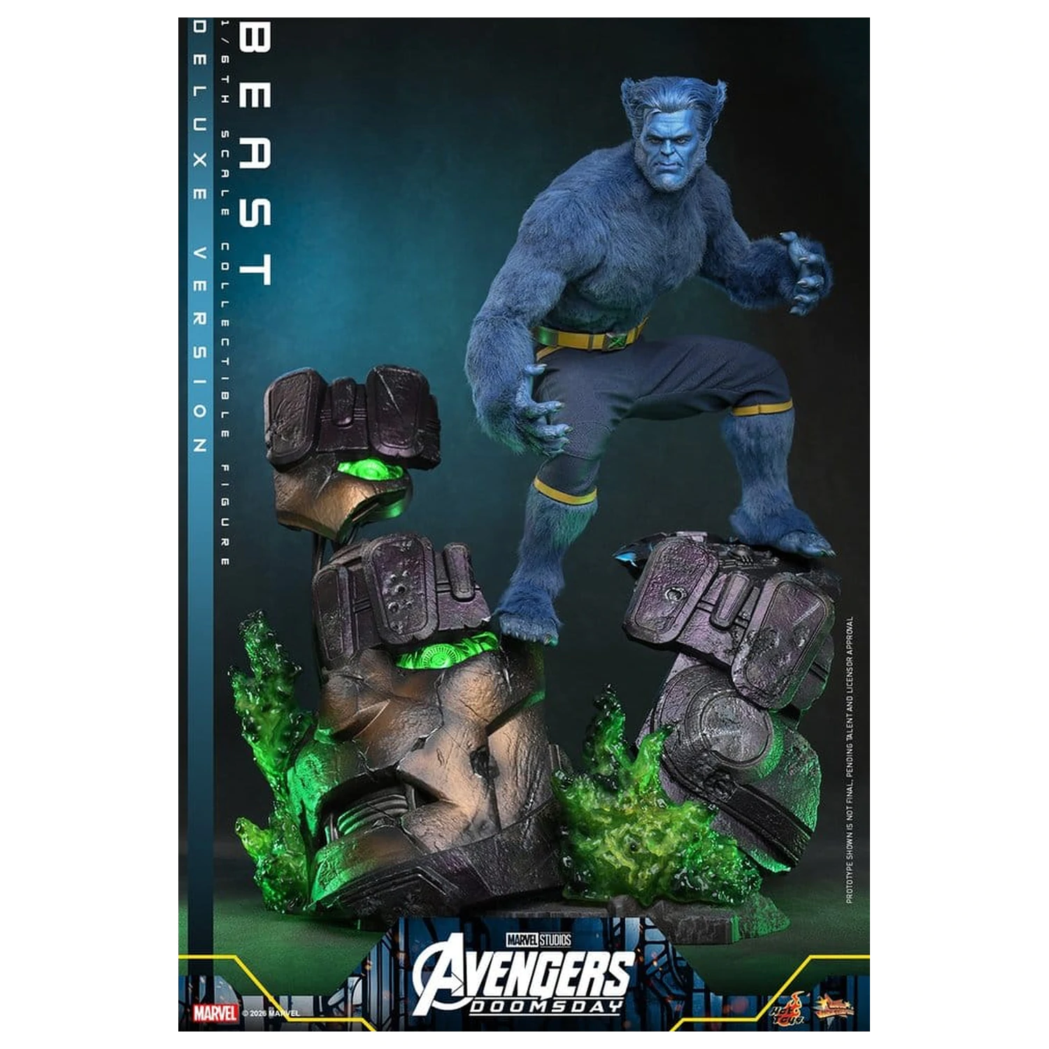 Marvel X-Men Movie Masterpiece Action Figure 1/6 Beast (Deluxe Version) 33 cm product photo