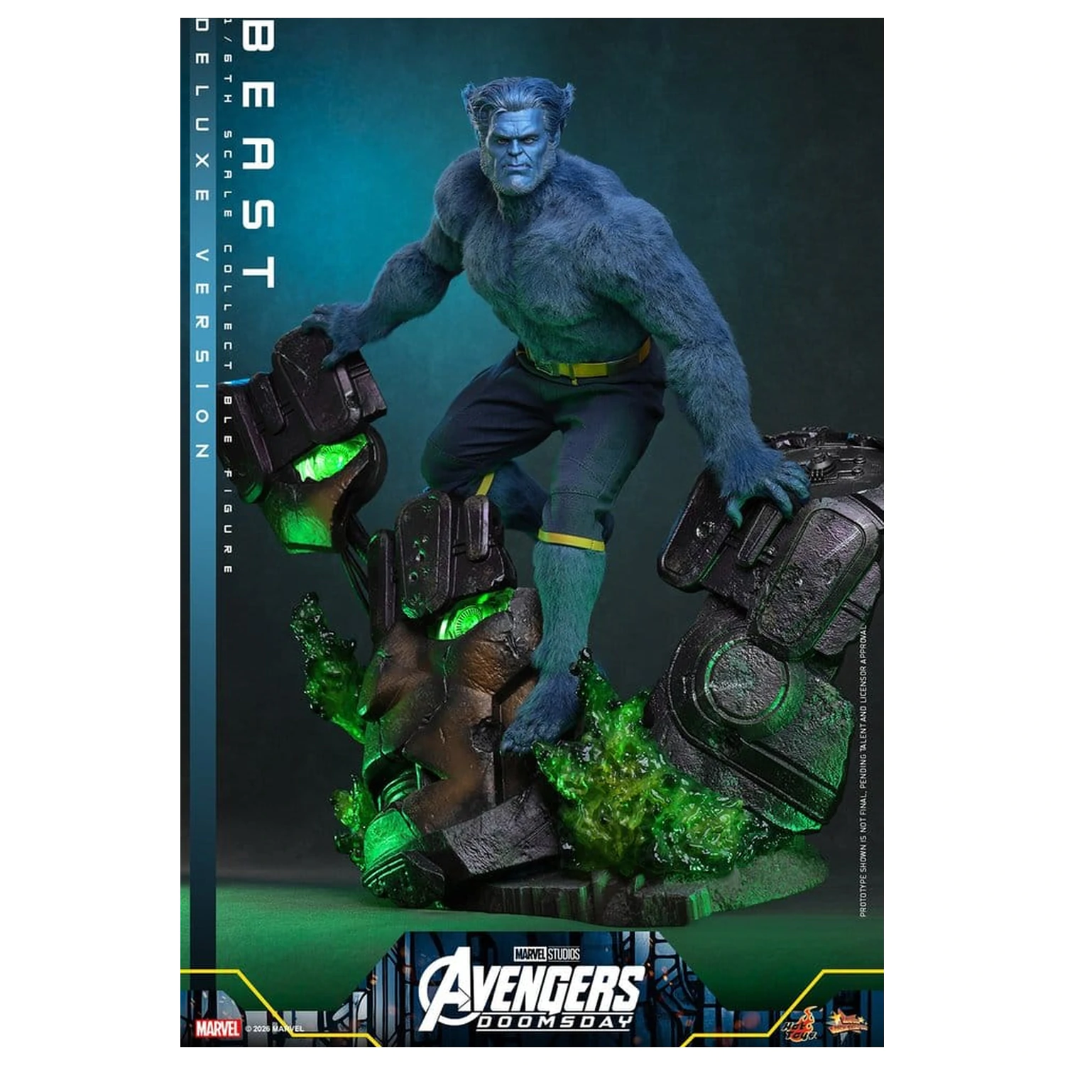 Marvel X-Men Movie Masterpiece Action Figure 1/6 Beast (Deluxe Version) 33 cm product photo