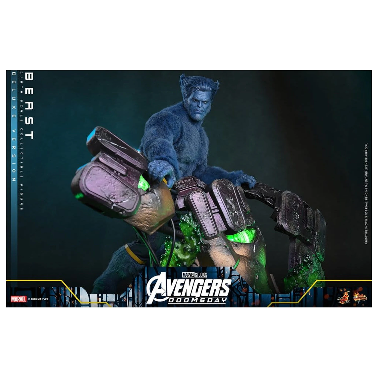 Marvel X-Men Movie Masterpiece Action Figure 1/6 Beast (Deluxe Version) 33 cm product photo
