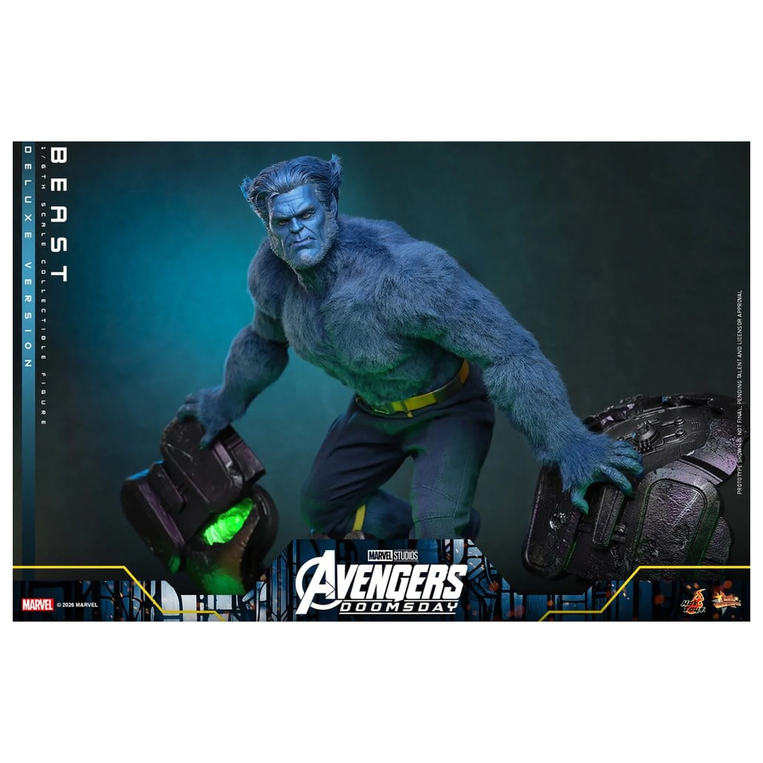 Marvel X-Men Movie Masterpiece Action Figure 1/6 Beast (Deluxe Version) 33 cm product photo