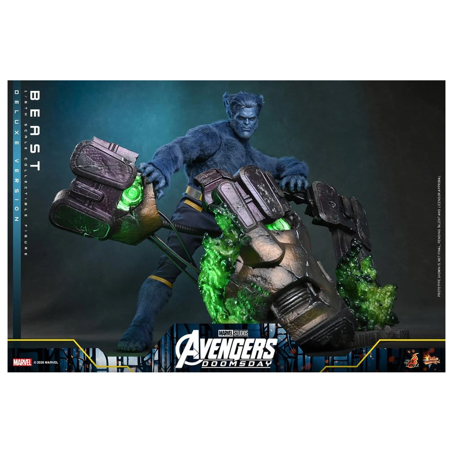 Marvel X-Men Movie Masterpiece Action Figure 1/6 Beast (Deluxe Version) 33 cm product photo