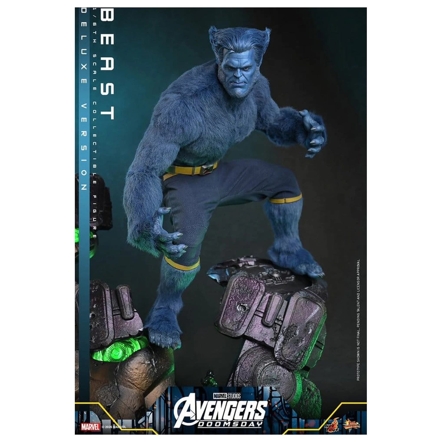 Marvel X-Men Movie Masterpiece Action Figure 1/6 Beast (Deluxe Version) 33 cm product photo