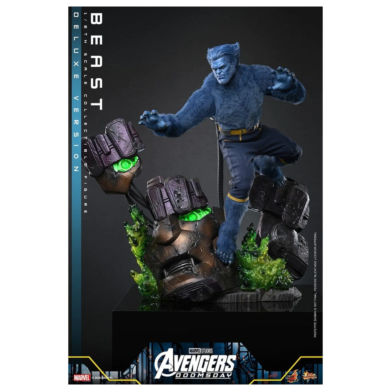 Marvel X-Men Movie Masterpiece Action Figure 1/6 Beast (Deluxe Version) 33 cm product photo