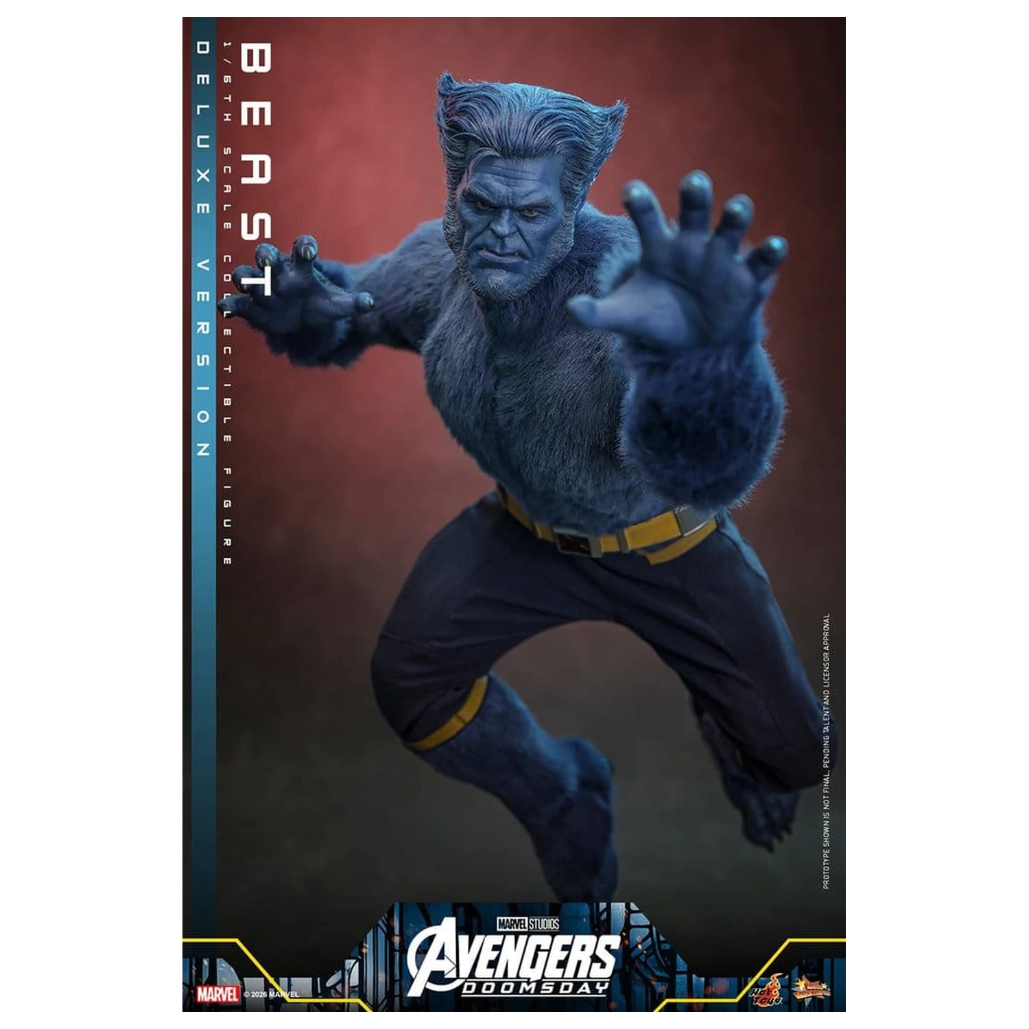 Marvel X-Men Movie Masterpiece Action Figure 1/6 Beast (Deluxe Version) 33 cm product photo