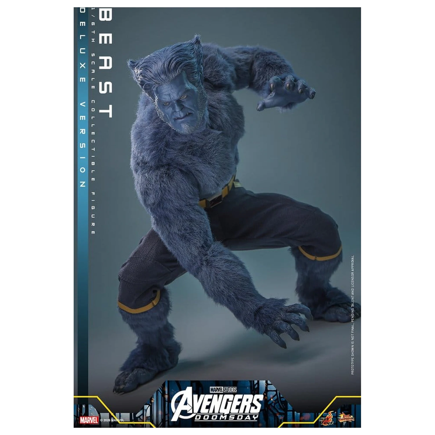 Marvel X-Men Movie Masterpiece Action Figure 1/6 Beast (Deluxe Version) 33 cm product photo