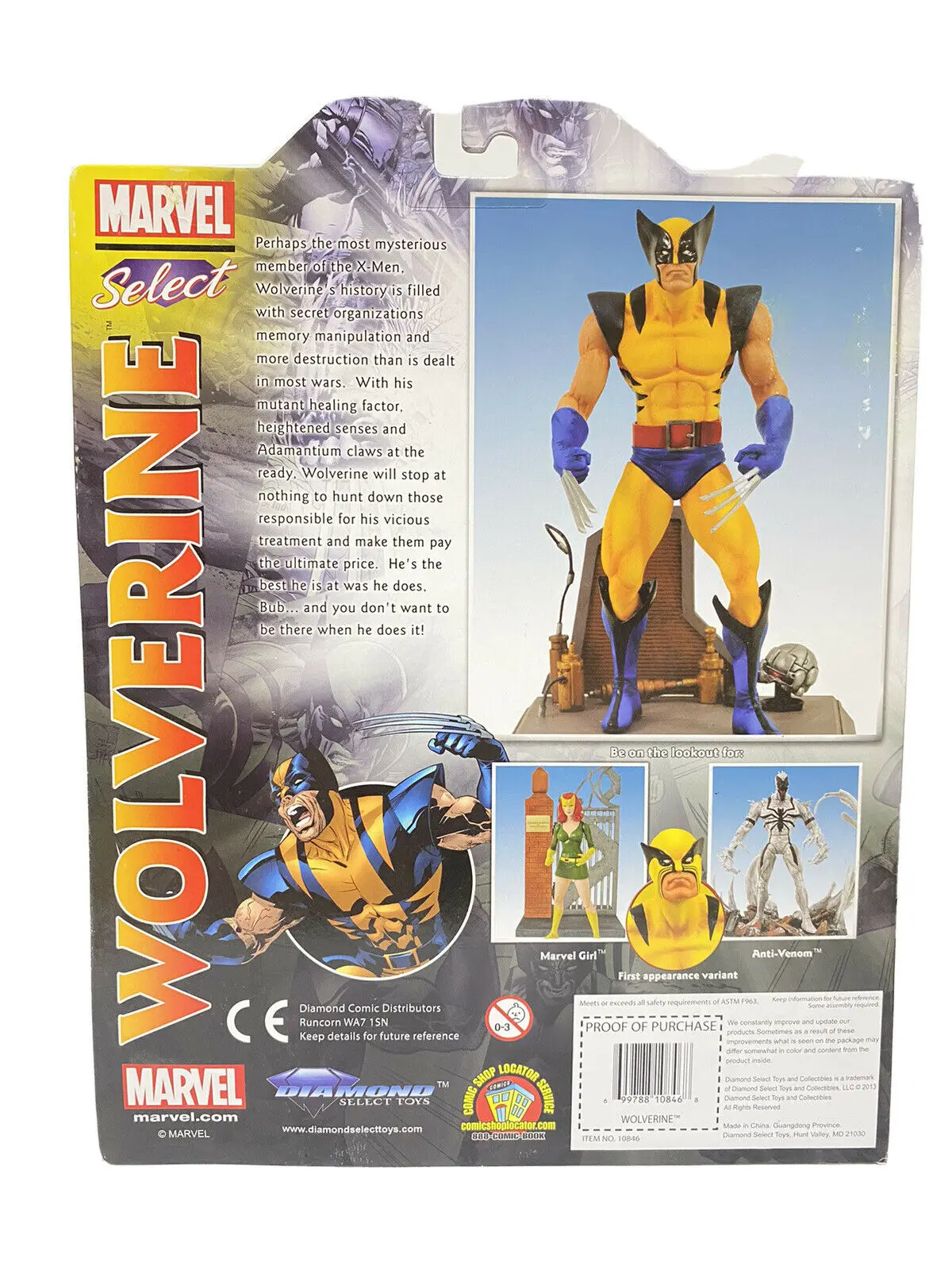 Marvel Select Action Figure Wolverine 18 cm termékfotó