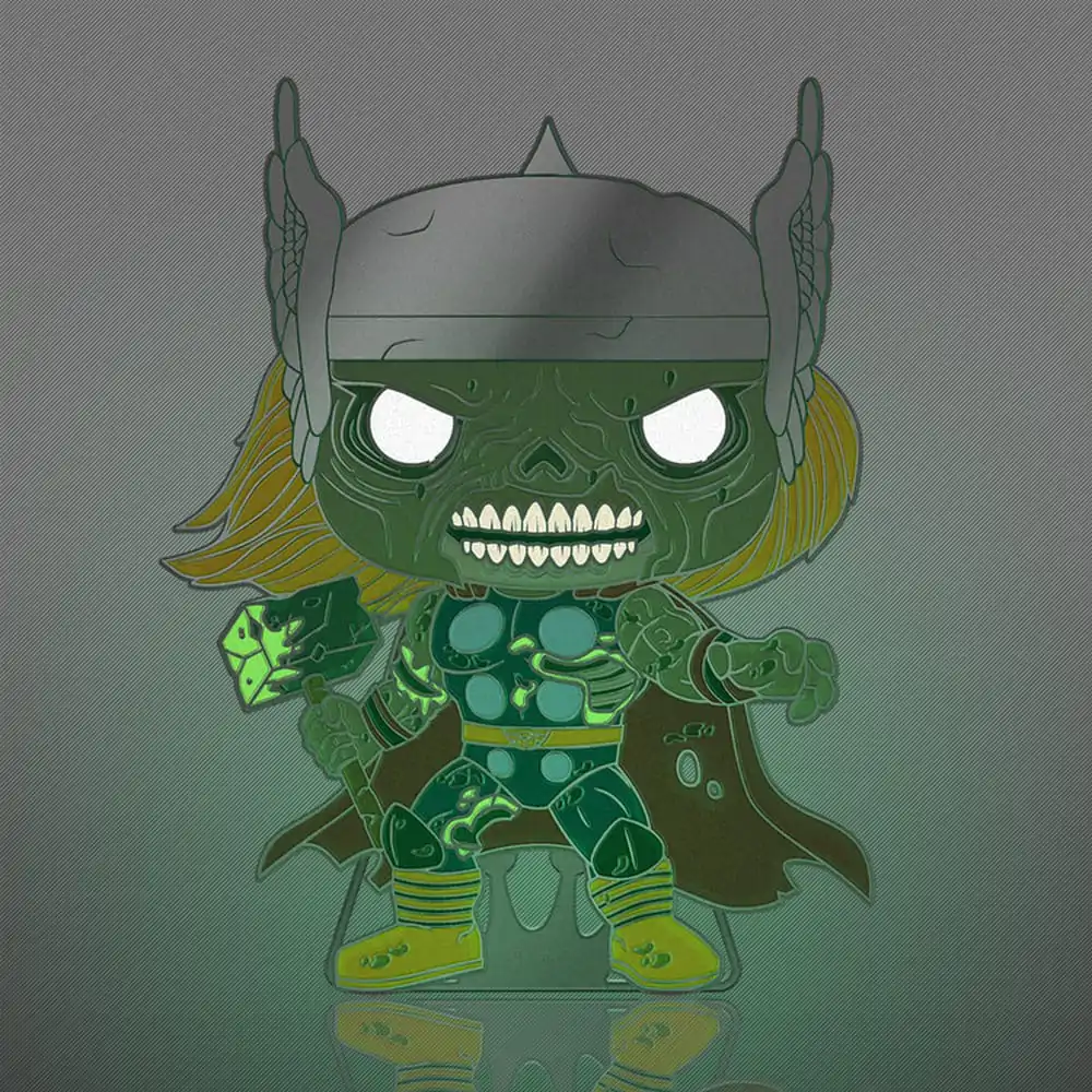 Marvel Zombie Loungefly POP! Enamel Pin Thor (Glow-in-the-Dark) 10 cm termékfotó