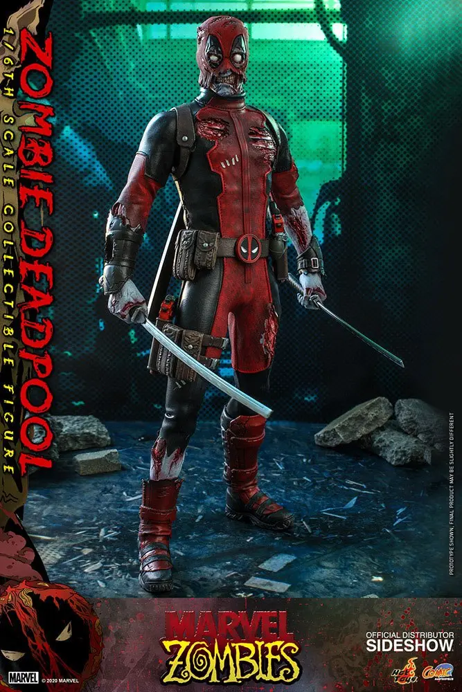 Marvel Zombies Comic Masterpiece Action Figure 1/6 Zombie Deadpool 31 cm termékfotó