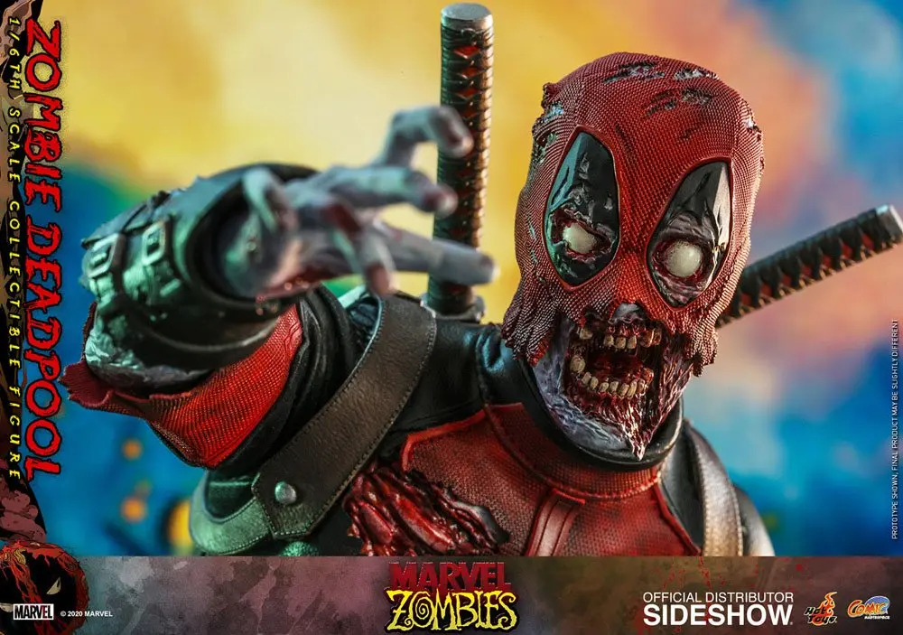 Marvel Zombies Comic Masterpiece Action Figure 1/6 Zombie Deadpool 31 cm termékfotó