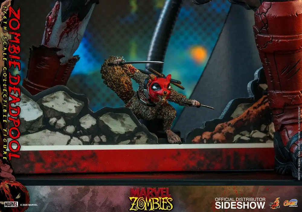 Marvel Zombies Comic Masterpiece Action Figure 1/6 Zombie Deadpool 31 cm termékfotó