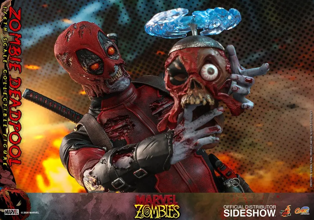 Marvel Zombies Comic Masterpiece Action Figure 1/6 Zombie Deadpool 31 cm termékfotó