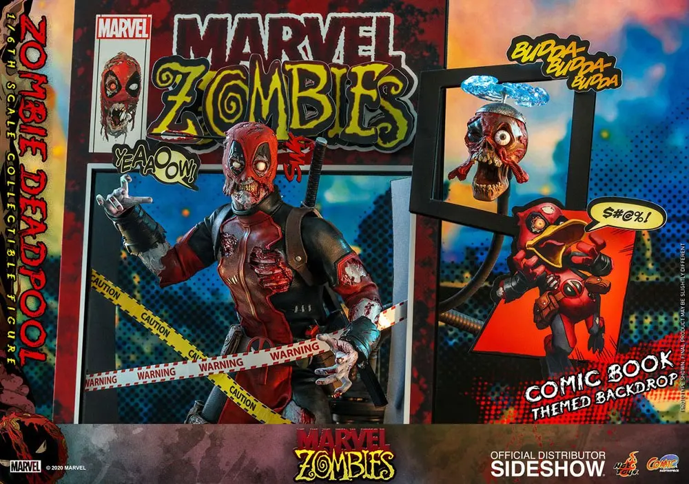 Marvel Zombies Comic Masterpiece Action Figure 1/6 Zombie Deadpool 31 cm termékfotó