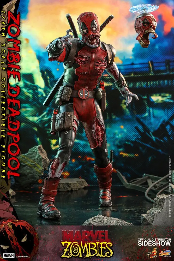 Marvel Zombies Comic Masterpiece Action Figure 1/6 Zombie Deadpool 31 cm termékfotó