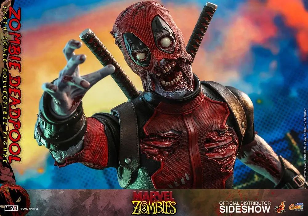 Marvel Zombies Comic Masterpiece Action Figure 1/6 Zombie Deadpool 31 cm termékfotó