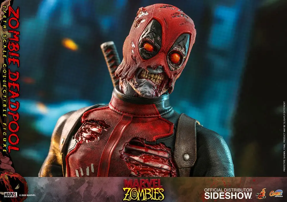 Marvel Zombies Comic Masterpiece Action Figure 1/6 Zombie Deadpool 31 cm termékfotó