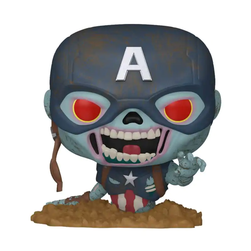 Marvel Zombies Funko POP! Marvel Vinyl Figure Captain America 9 cm product photo