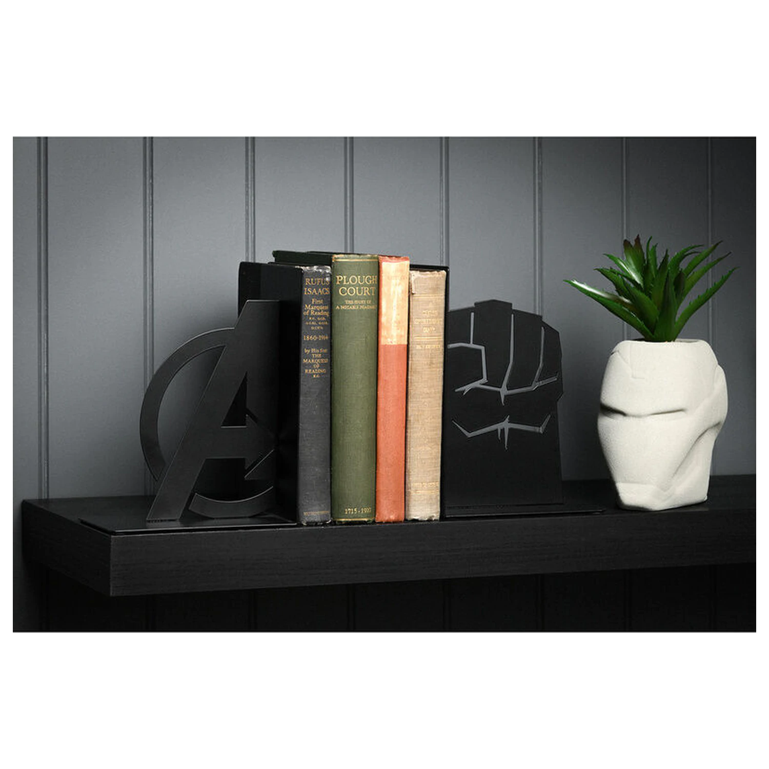Marven Avengers Hulk metal bookends product photo