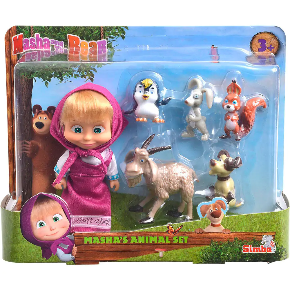 Masha and Bear blister 6 figures termékfotó