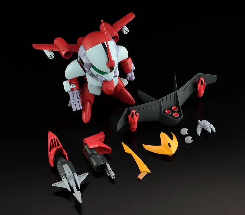Mashin Hero Wataru Plastic Model Kit PLAMAX MS-17 Second Gun with Third Gun Parts 8 cm product photo