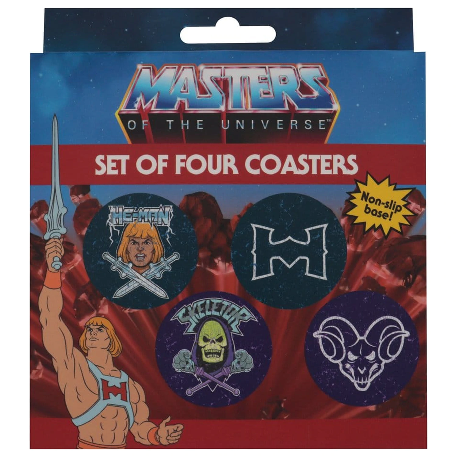 Masters of the Universe Coaster 4-Pack Printed Metal product photo