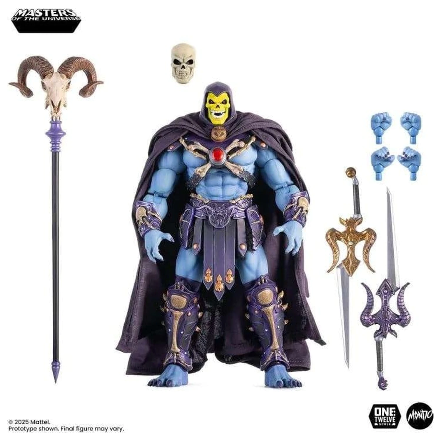 Masters of the Universe Action Figure 1/12 200x - Skeletor product photo