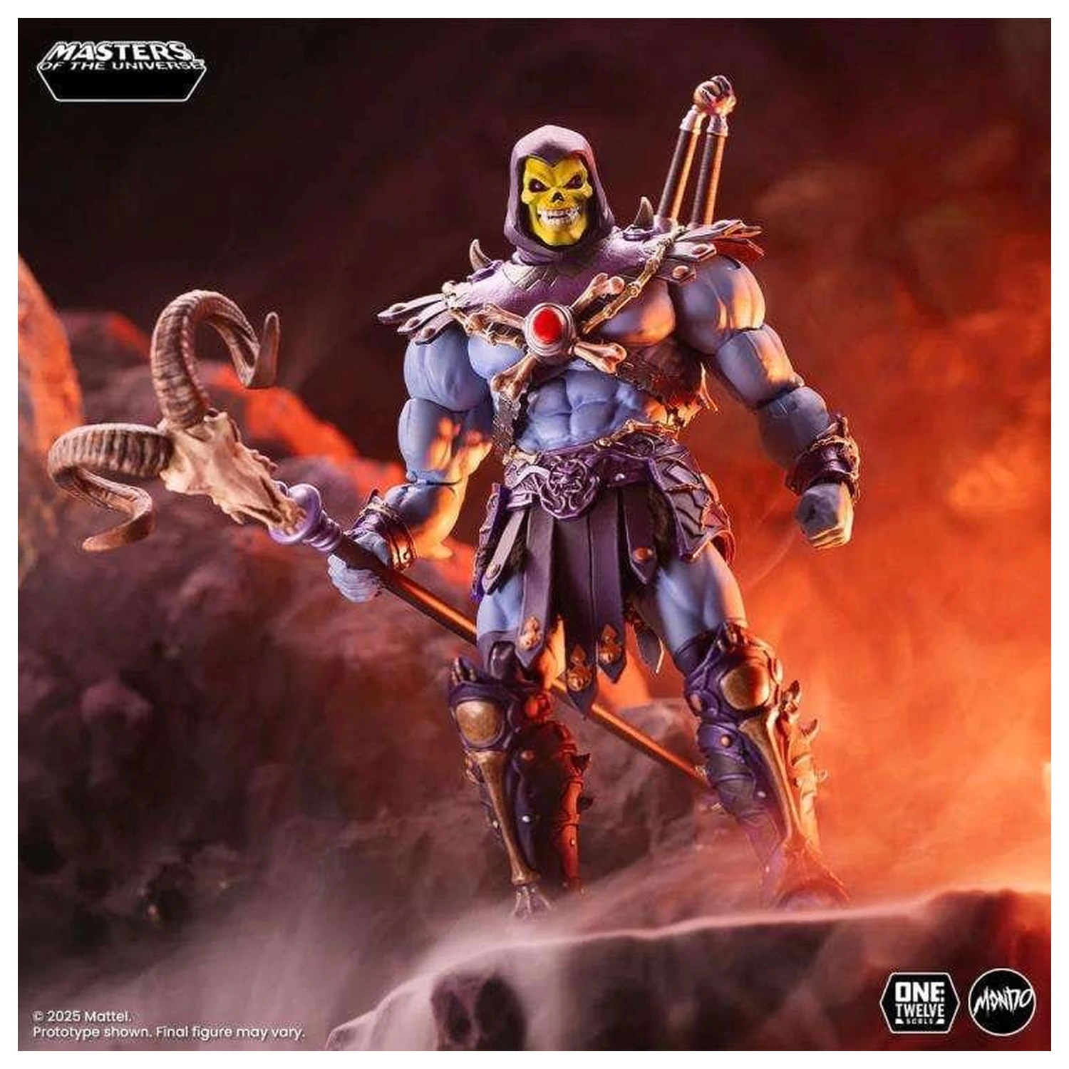 Masters of the Universe Action Figure 1/12 200x - Skeletor product photo