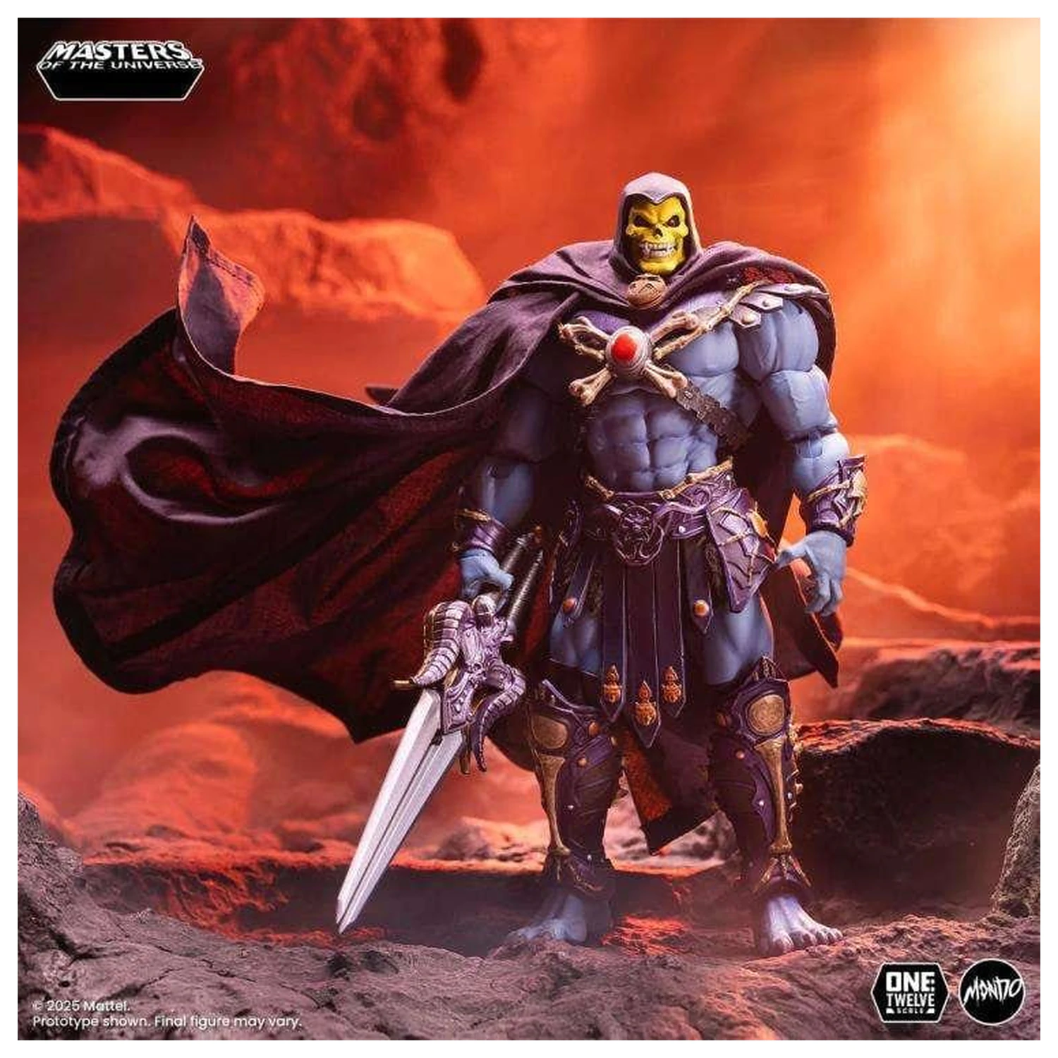 Masters of the Universe Action Figure 1/12 200x - Skeletor product photo