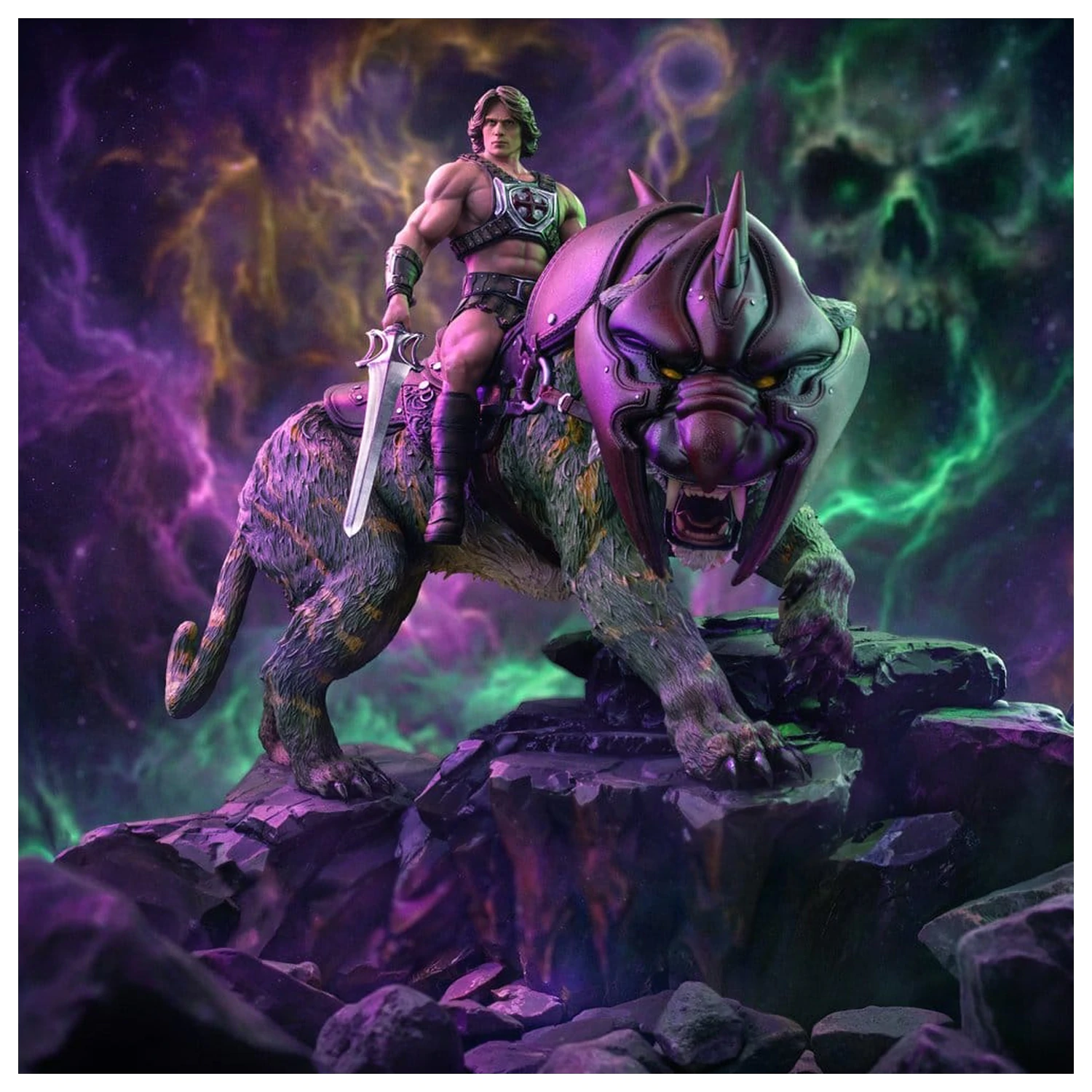 Masters of the Universe Art Scale Statue 1/10 He-Man and Battle Cat 33 cm product photo