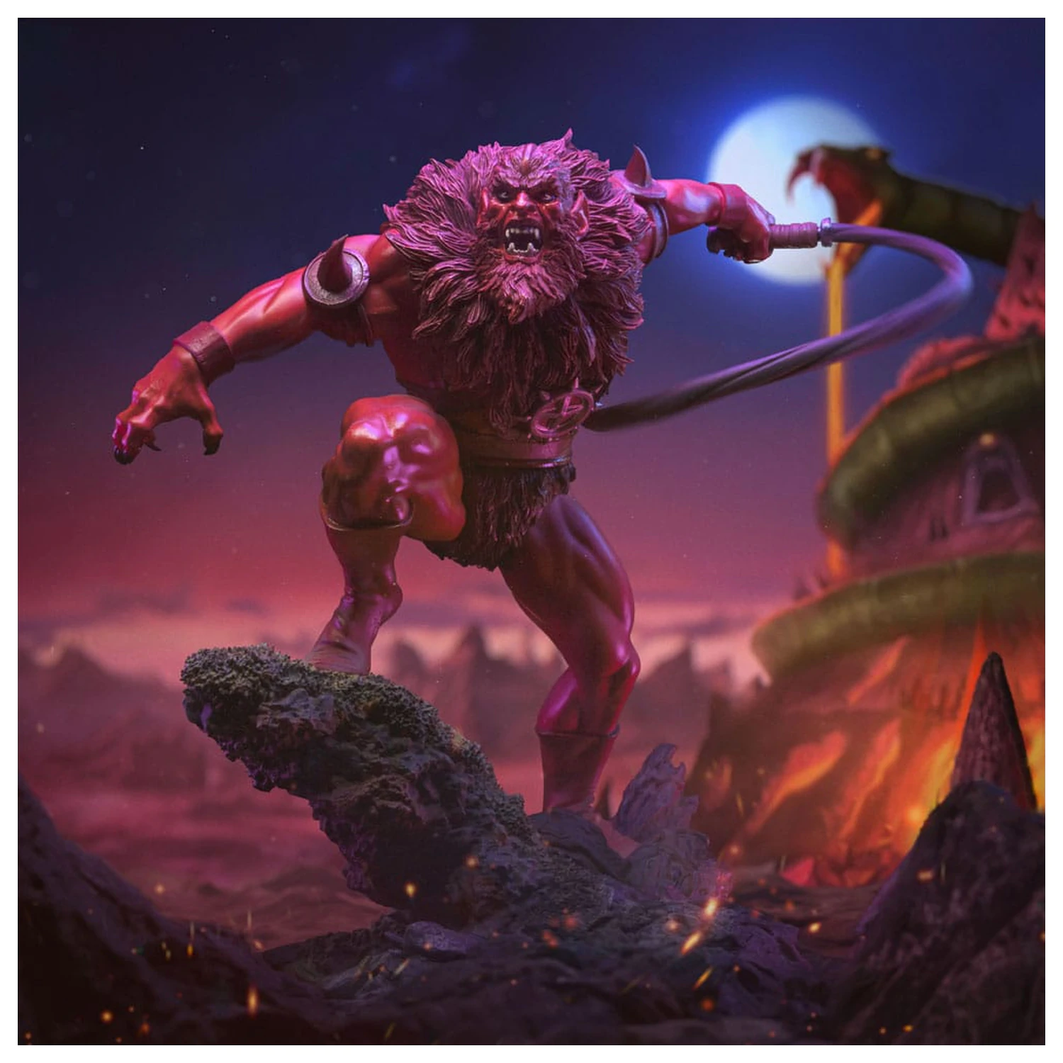 Masters of the Universe Art Scale Statue 1/10 Red Beast Man (Exclusive 2024) 23 cm    product photo