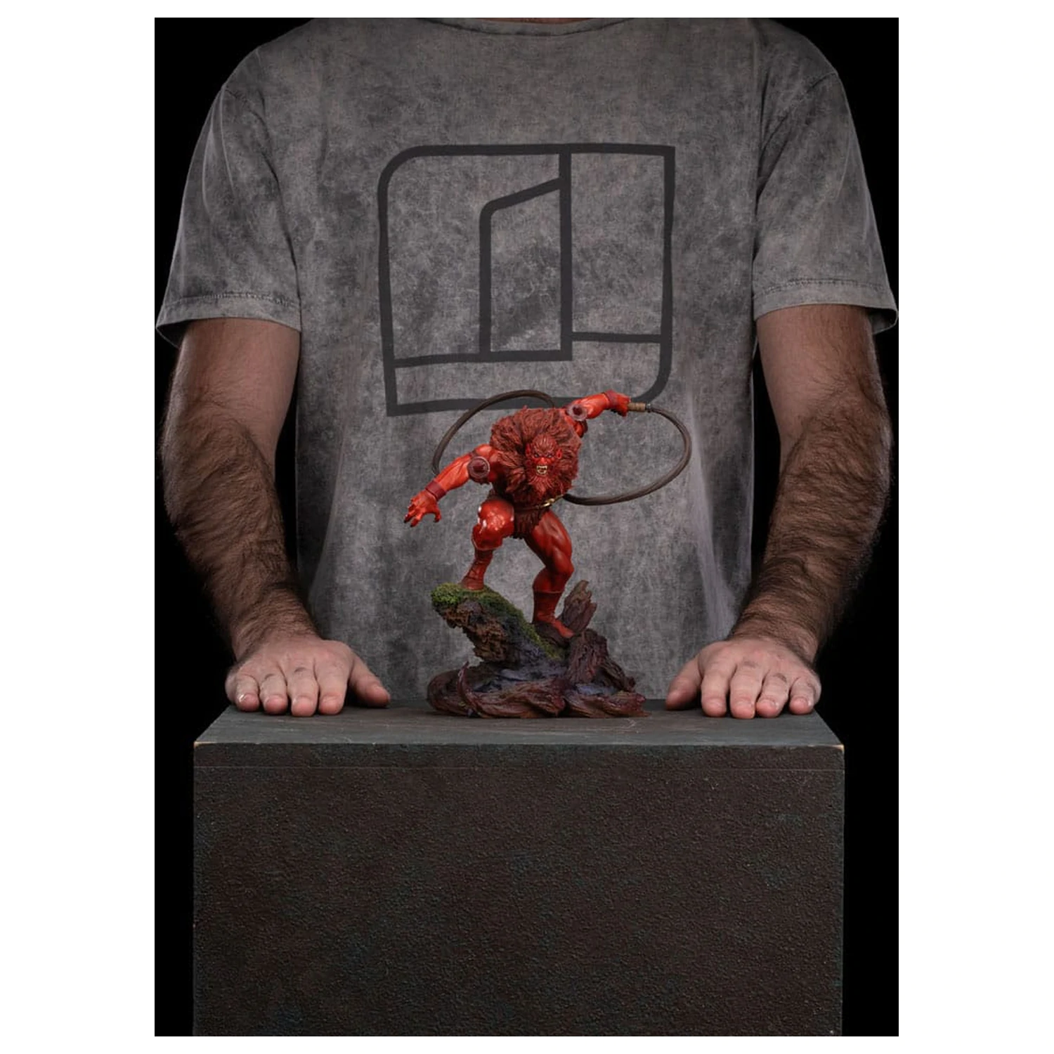 Masters of the Universe Art Scale Statue 1/10 Red Beast Man (Exclusive 2024) 23 cm    product photo