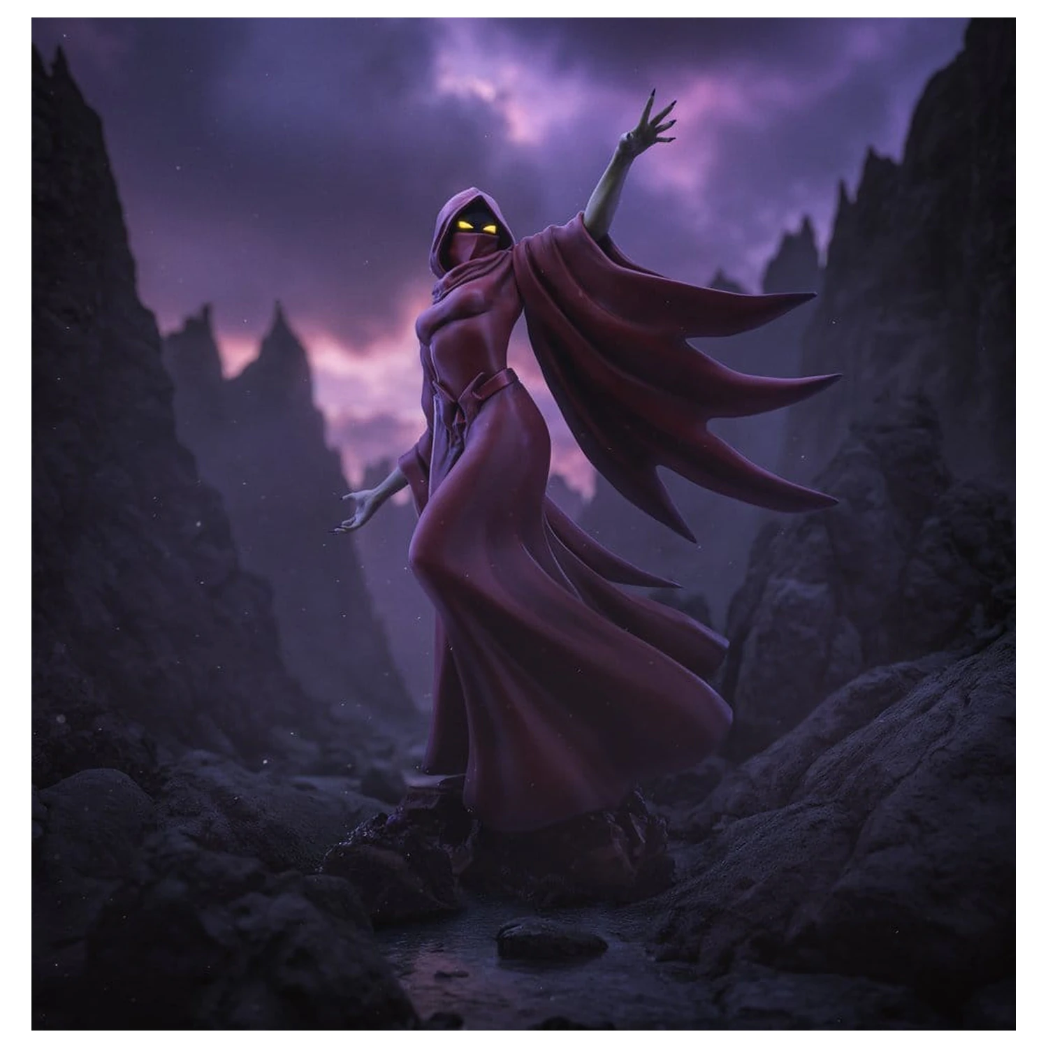 Masters of the Universe Art Scale Statue 1/10 Shadow Weaver 23 cm           product photo