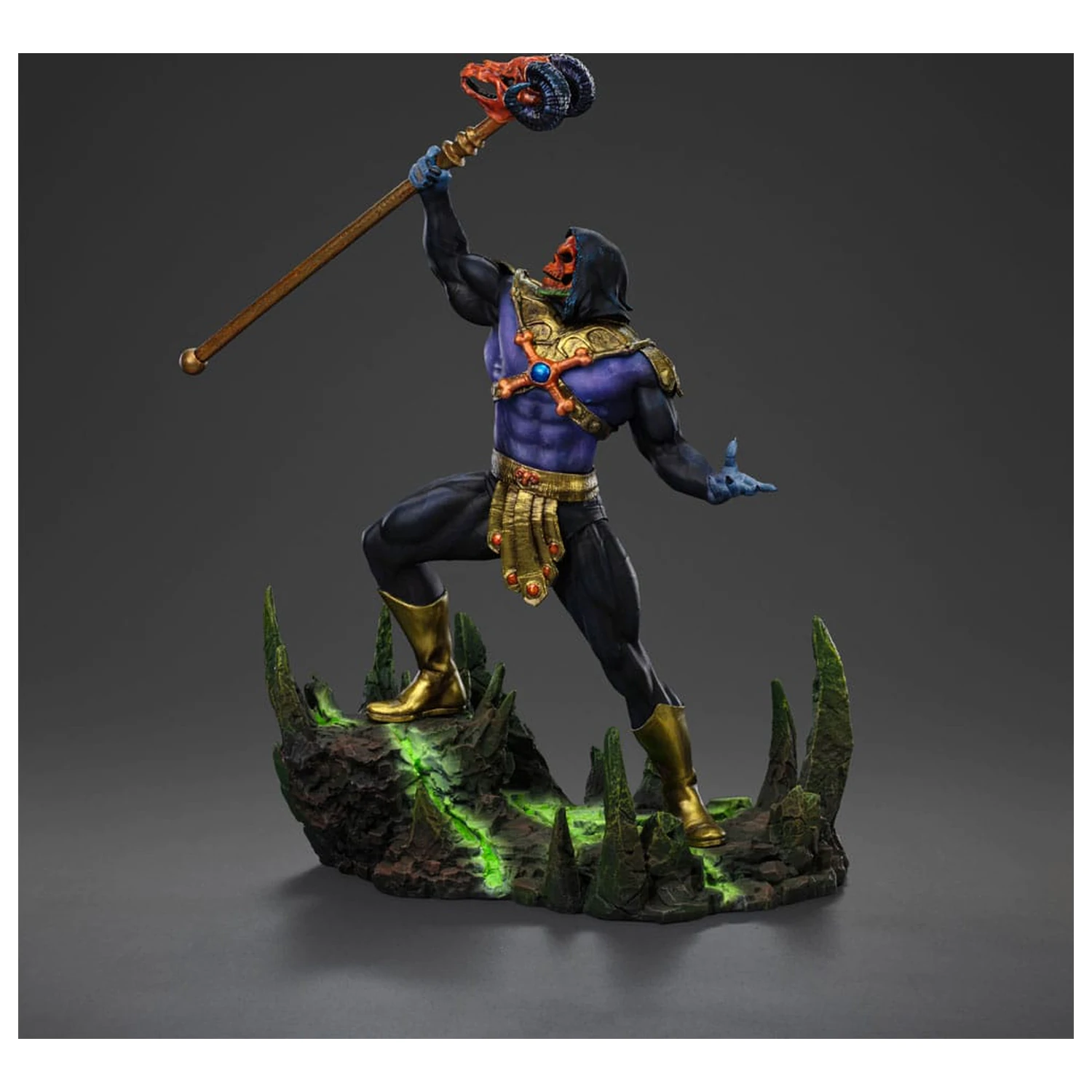 Masters of the Universe Art Scale Statue 1/10 Skeletor Disco Ver. 28 cm product photo